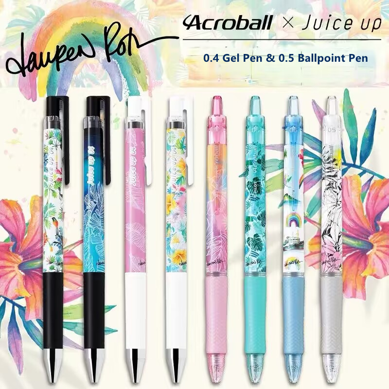 1pcs 파일럿 주스 업 아크로볼 하와이 식물 일러스트 - Pentel Pen Energel 리뷰 및 가격