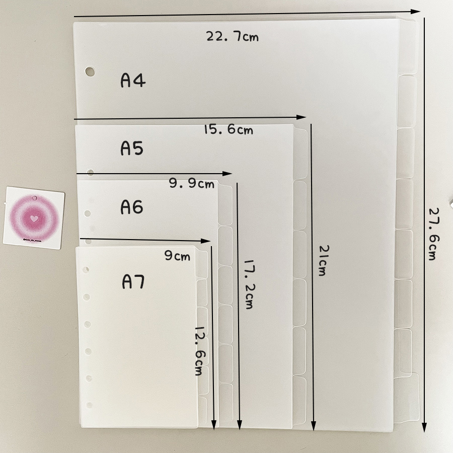 A4/A5/A6/A7 링 분리기 페이지 6/8 시트 바 - Binder A4 Lever 리뷰 및 가격